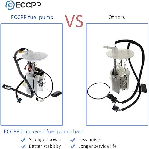 Miniatura 3 de Bomba de combustible, Montaje apto para Ford Taurus para Mercury Sable 2002 2003 V6 3.0L Módulo w/unidad de envío OEM E2313M (solo GAS)