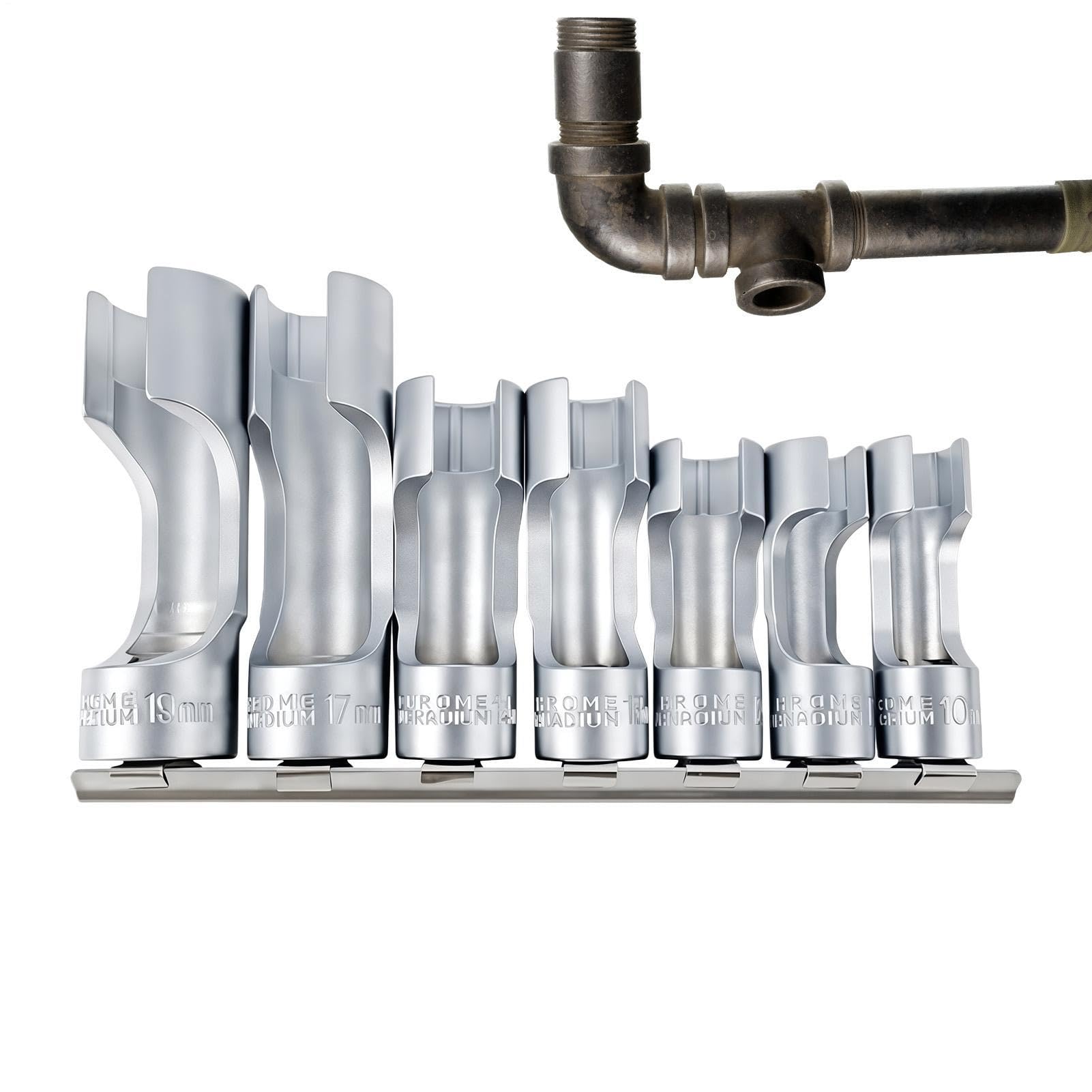 Linearschlüssel-Set – Schlüssel für Öl-Splitsensor, Demontagehülse für Ölleitung, für Autos, Häuser, Industrien, Werkstätten, LKW, Garagen und Mechaniker oder