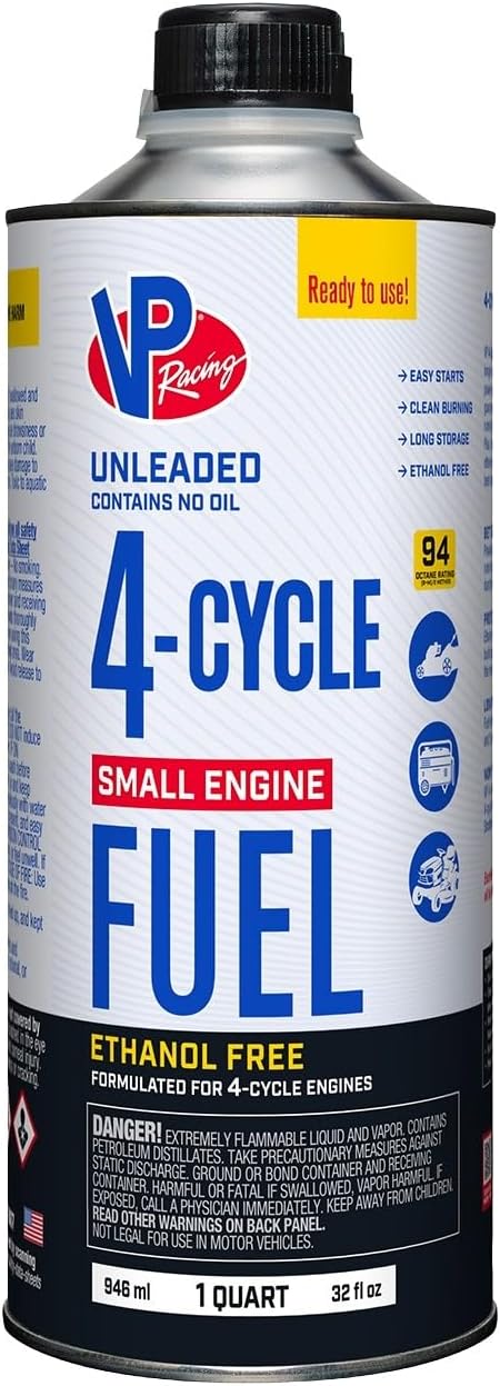 VP Racing Fuels 6205 + 6635 SEF 4-Cycle Small Engine Fuel, Contains No Oil and SEF Fix-It Fuel for 2-Cycle and 4-Cycle Small Engines