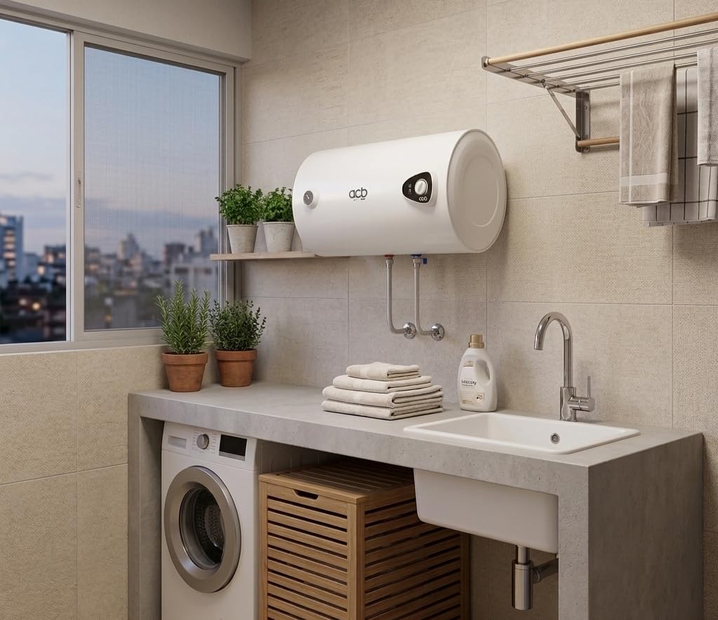 Termo Eléctrico De Agua Horizontal 100 Litros Acb