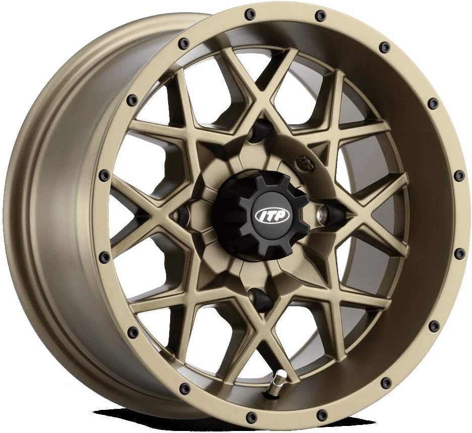 Itp Tires 1428636729B Heavy-Duty Hurricane UTV Wheel - 14x7-5+2 Offset - 4/110 - Bronze