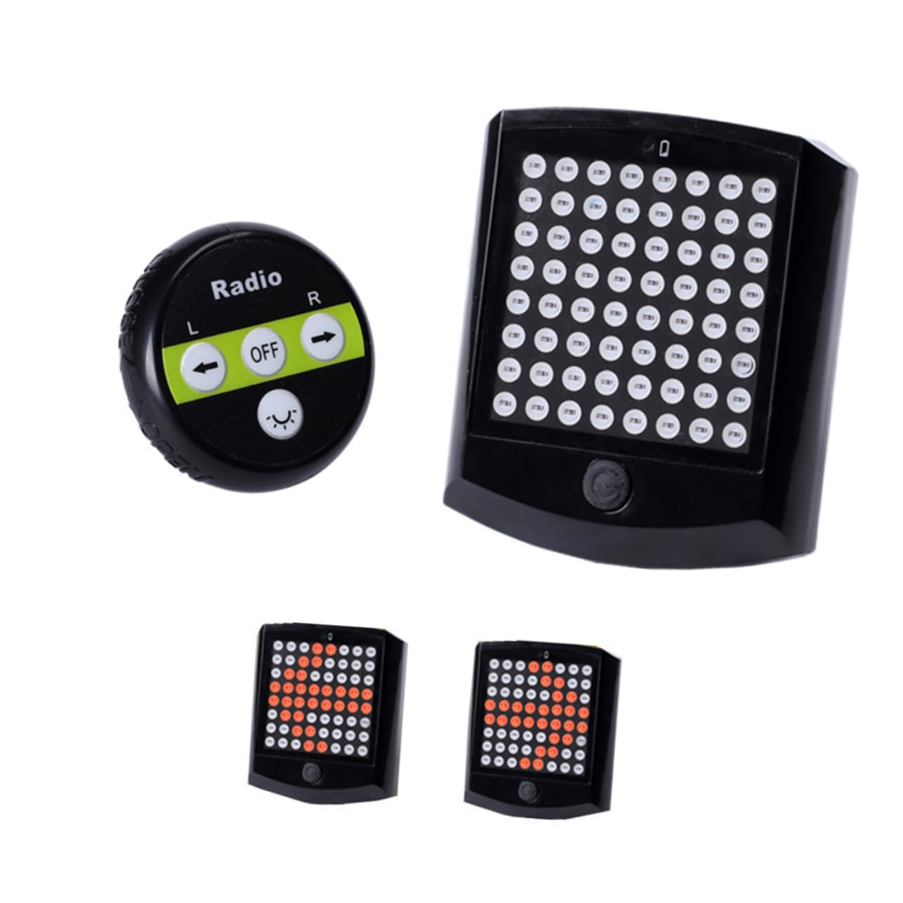 Sosoport 3 Luces De Advertencia De Seguridad Ld24 Luz Trasera Led De Alto Brillo Ip56 para Ciclismo