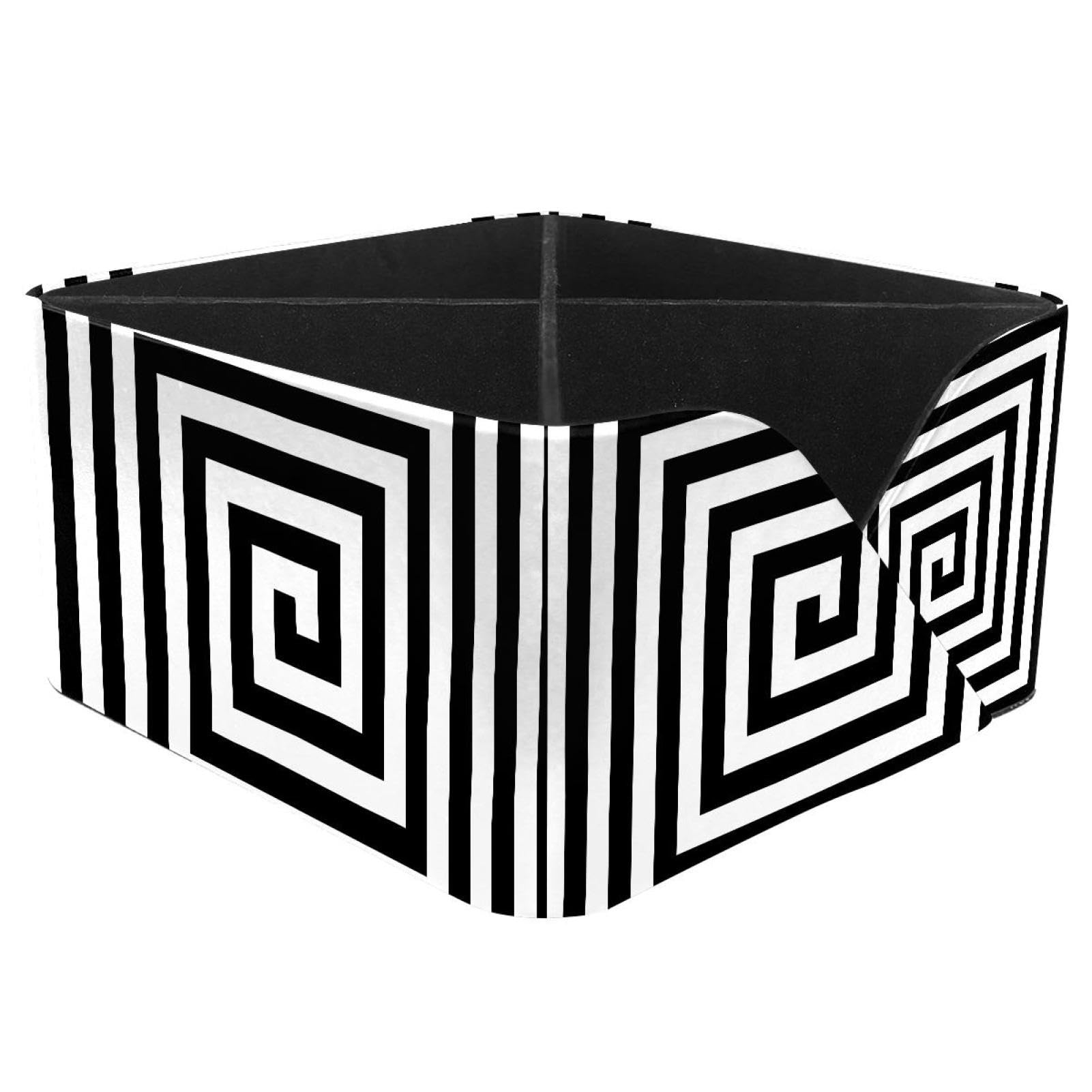KengjuTesu Spiral Stairs Desktop Organizer Pen Holder, Rectangular Pencil Cup for Office, Study and Makeup Stations