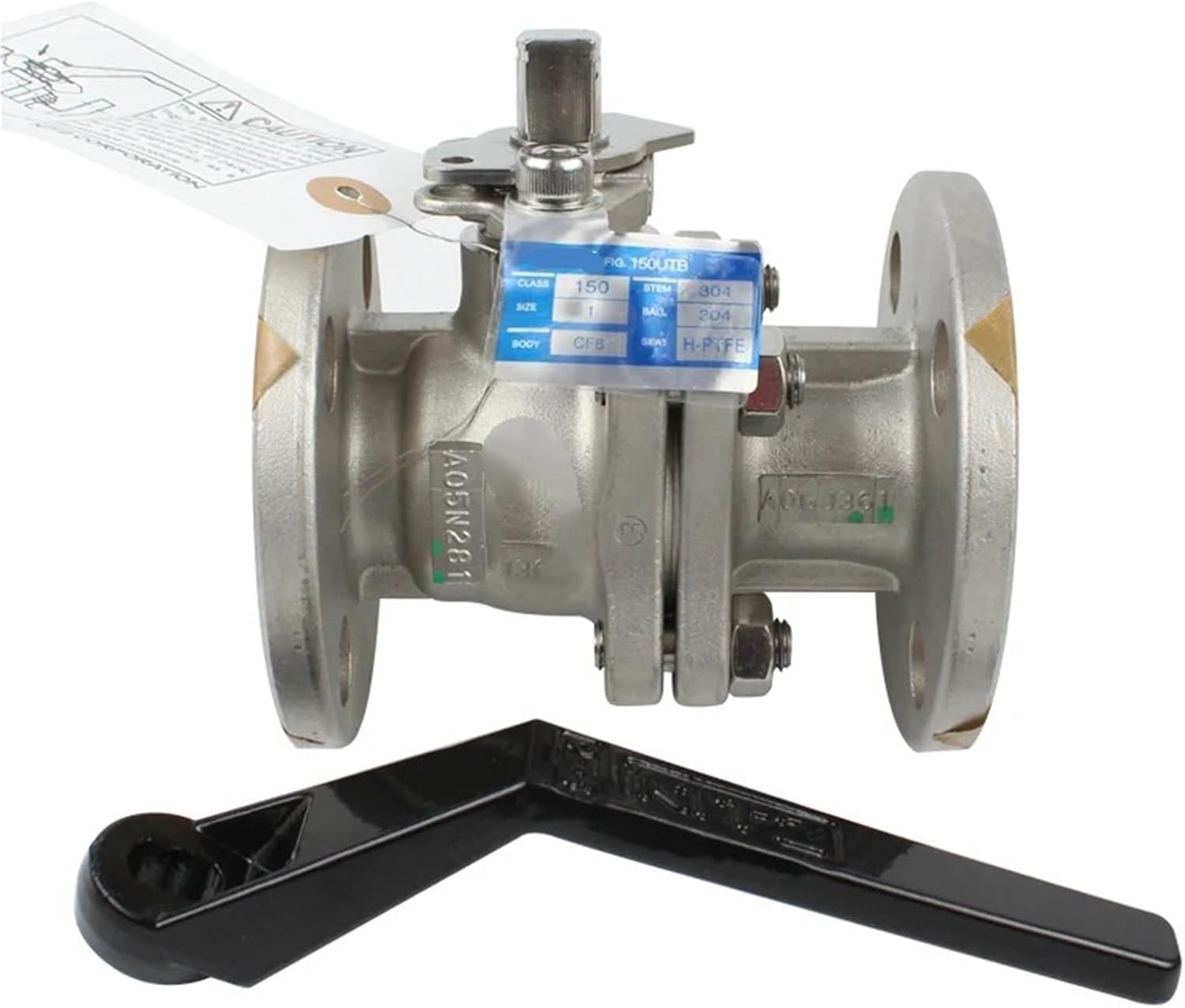 1Pcs 150UTB CLASS150 CAST STAINLESS STEEL BALL VALVES flanged ends for steam(DN100)