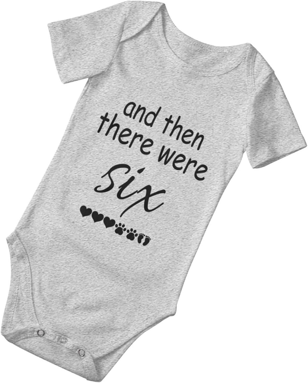 And Then There Were Six Boys Bodysuit Cotton Onsie Outfits Clothing Baby Bodysuit Gift for Girl/Boy