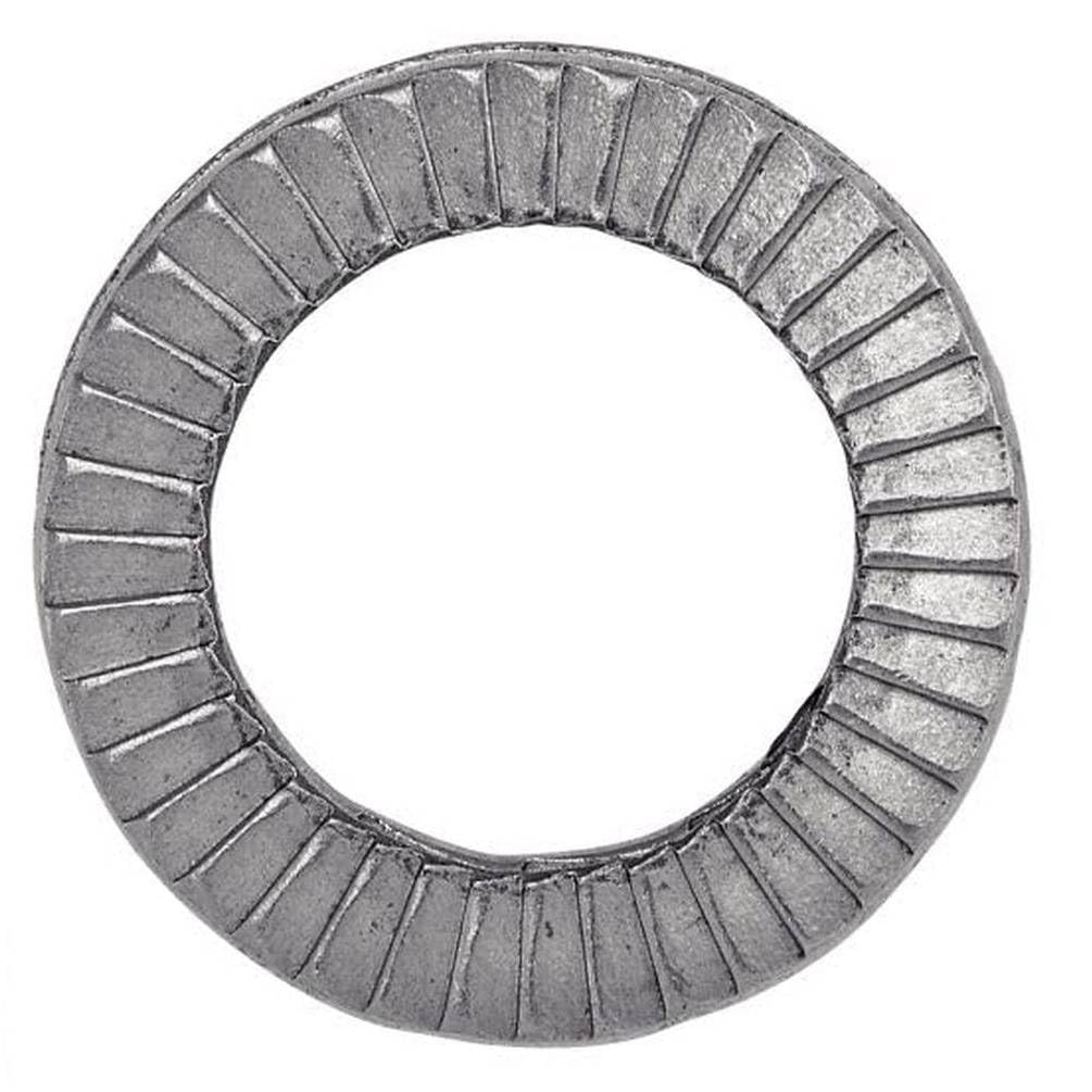 100 selbstsichernde Unterlegscheiben, zusammengebaut, 20 mm, Edelstahl A4. D-Work