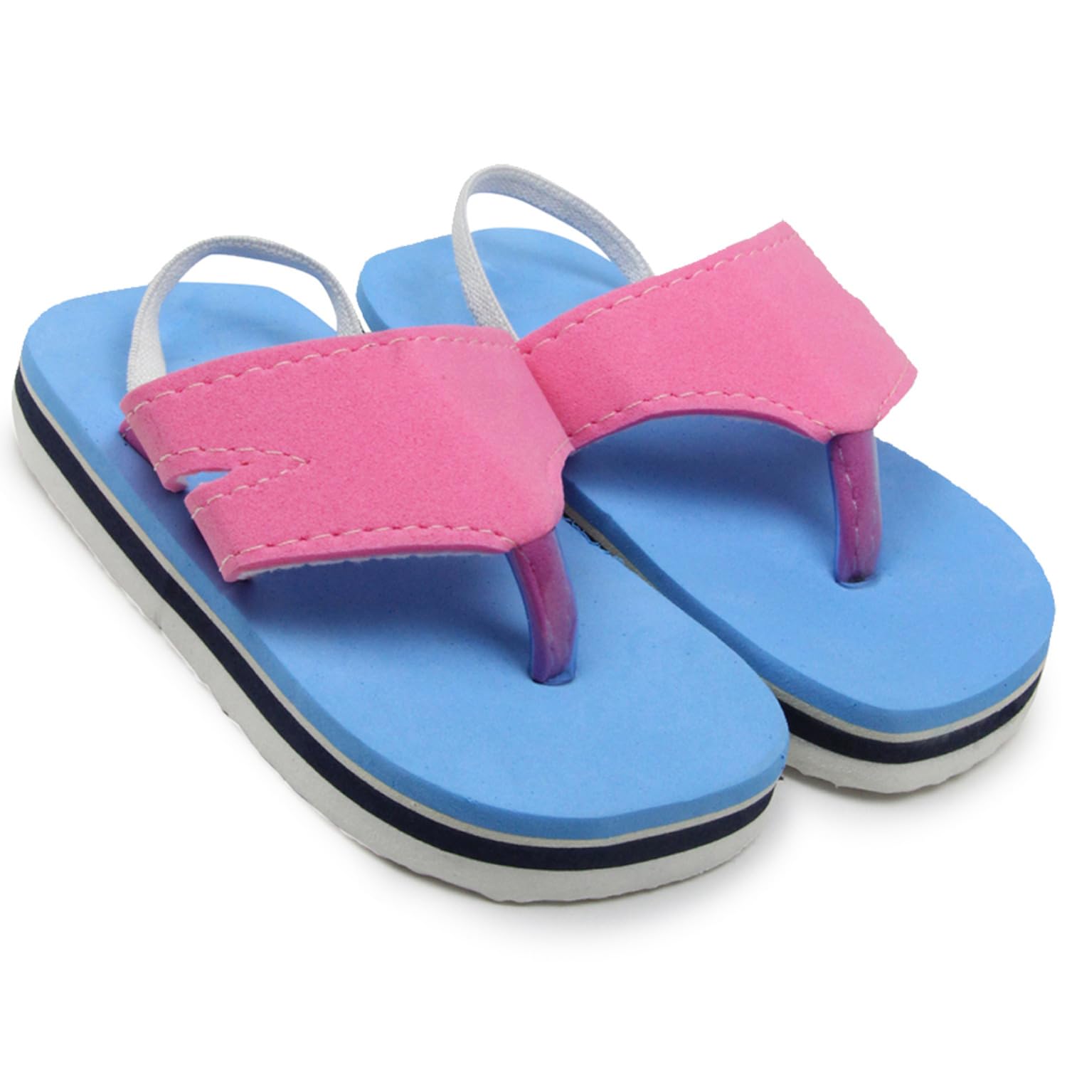 Neska Moda 6 To 12 Months Baby Boys & Girls EVA Chu Chu Sound Slippers cum Flip Flop (Blue,Pink)-BT2059 (B0CG3MNTFG) Amazon Price History, Amazon Price Tracker