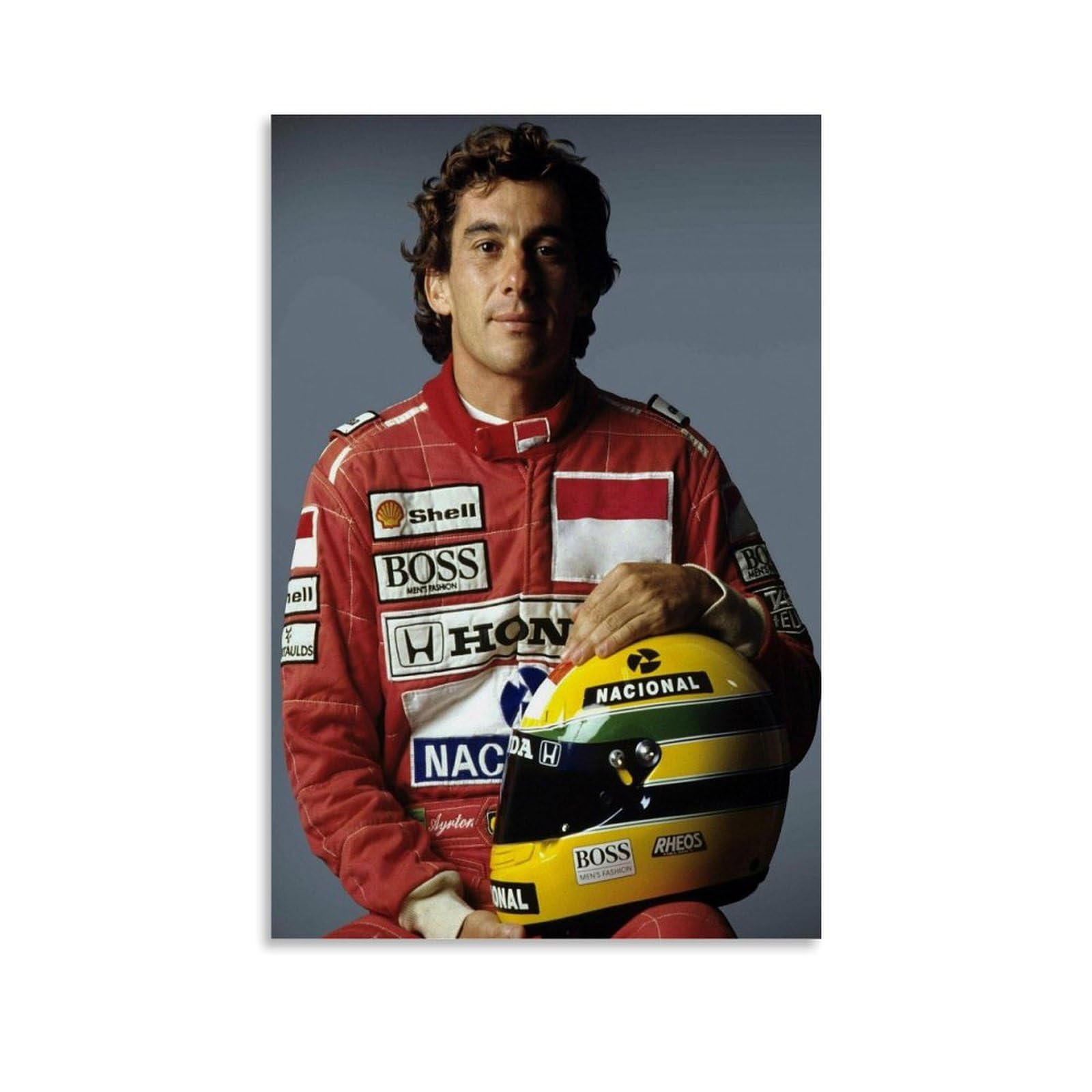 Amazon.co.jp: アイルトン・セナ F1グランプリ キャンバスアート