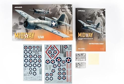 Miniatura 2 de Eduard Sprue Brothers 1:48 'Midway' F4F-3 y F4F-4 Wildcat [Limited Edition Dual Combo], EDU11166