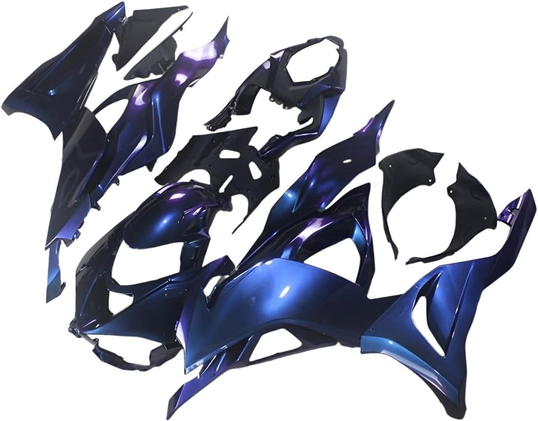 ABS Plastic Fairing Kit Compatible for Kawasaki 2024 2025 ZX6R Ninja 636 ZX-6R 24 25 ZX636R Injection Motorcycle Bodywork Chameleon Blue Purple Body Kit