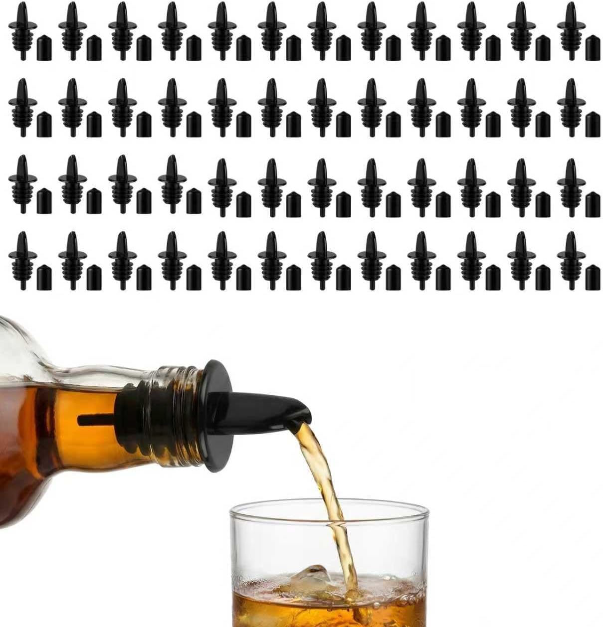 12PCS Precise Liquor Pour Spout, Multi-Purpose Bottle Pourer for Alcohol