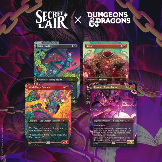 Amazon.com: Magic: The Gathering Secret Lair x Dungeons & Dragons