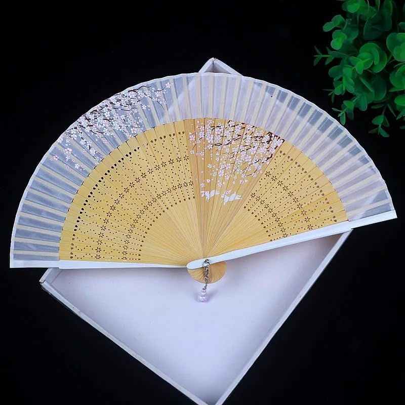 Folding Fan Chinese Hand Fan Hanfu Cheongsam A2 20cm M