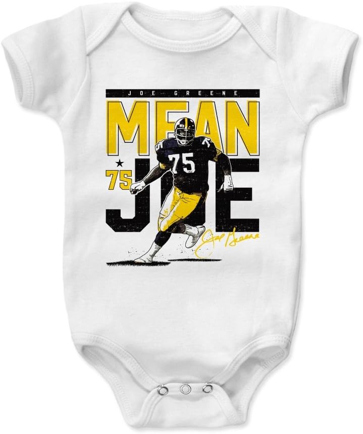 500 LEVEL Mean Joe Greene Baby Clothes - Joe Greene Pass Rush Pittsburgh