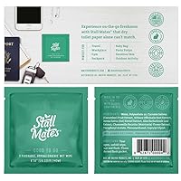 Vista 3 de Toallitas húmedas ecológicas para baño, transportables, de Stall Mates , Blanco, Paquete de 1