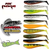 angeln gummiwurm besondere Gummimischung Fox Rage Zander Shad Einführungsset mit allen Farben 10 Gummifische