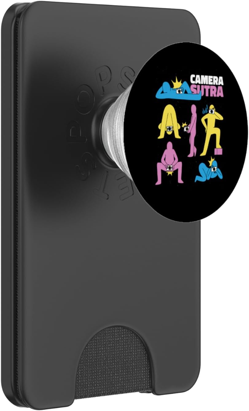 Camera Sutra Funny Photography Positions Joke Filmmaker PopSockets PopWallet for MagSafe