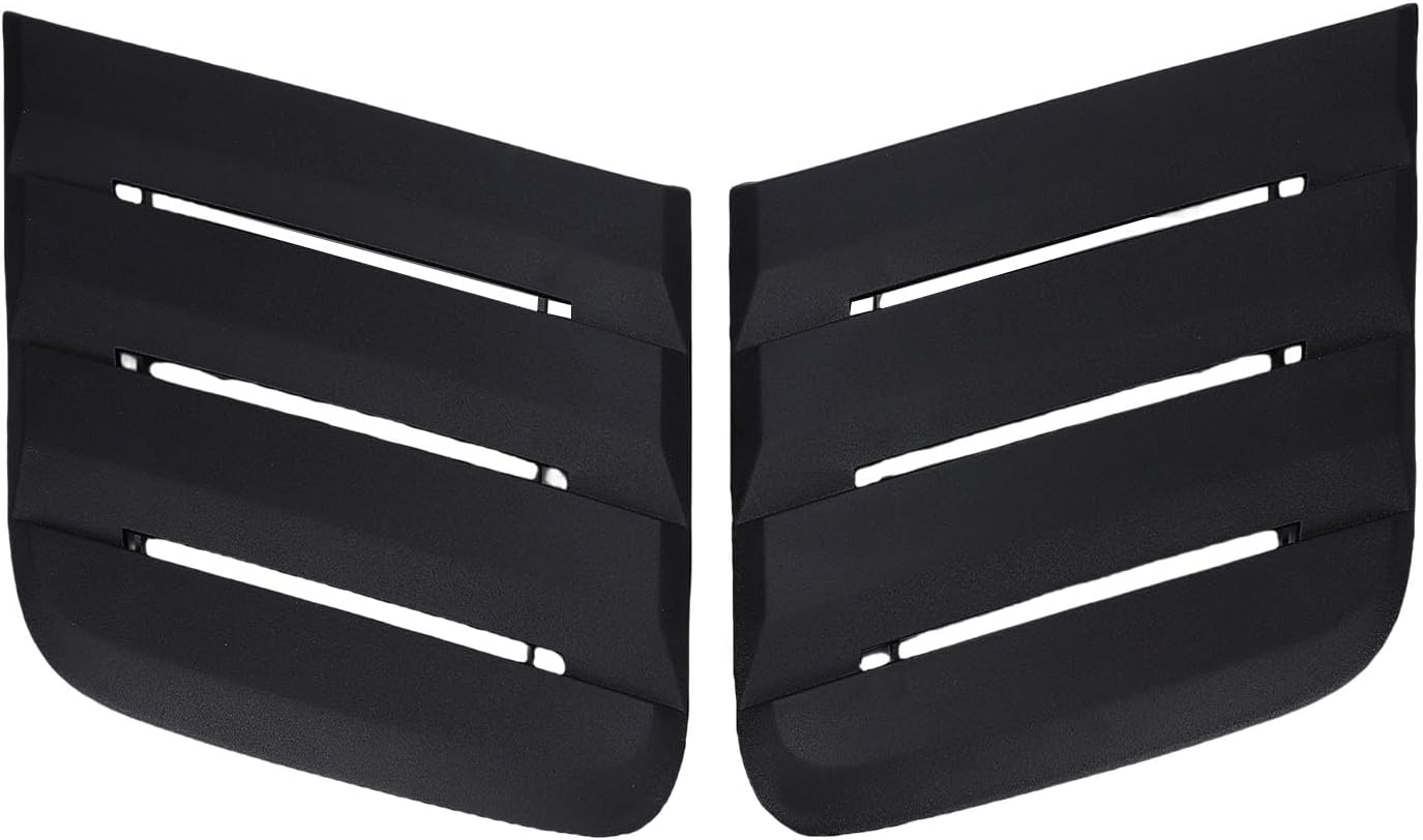 Fabater Hood Vents for Cars, 2PCS Anti Aging ABS Accurate Fit Improved Airflow Hood Scoops for Cars, Car Cover with Installation Accessories for 2018 2019