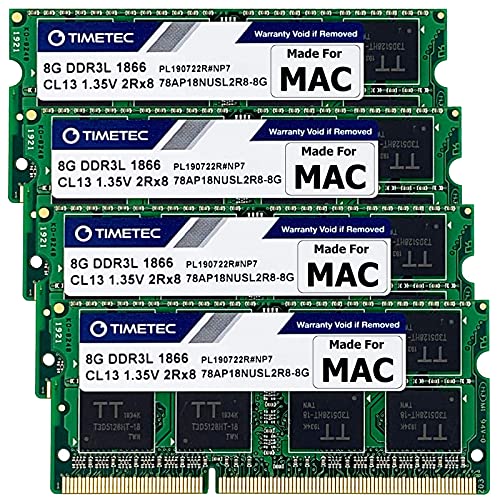 DDR3L 1866 MHz PC3L-14900 204 pin senza buffer non ECC 1,35 V CL13 dual rank 2Rx8 basato 512x8