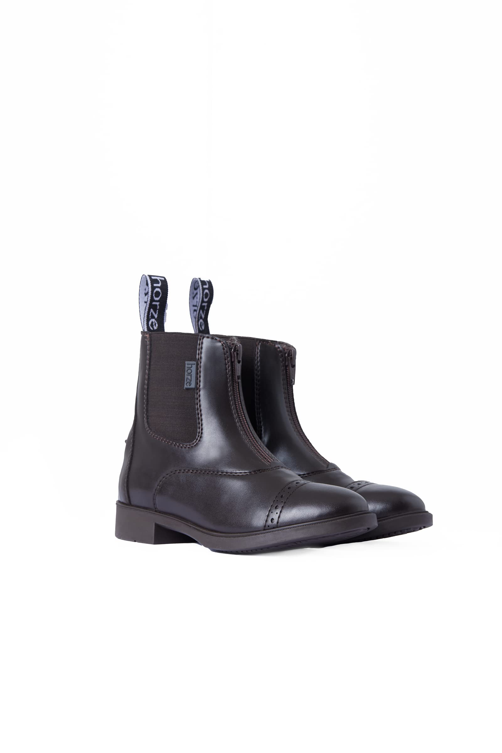 HORZE Kinder Reitstieflette Wexford, Jodhpur Stiefel für Mädchen mit Reißverschluss
