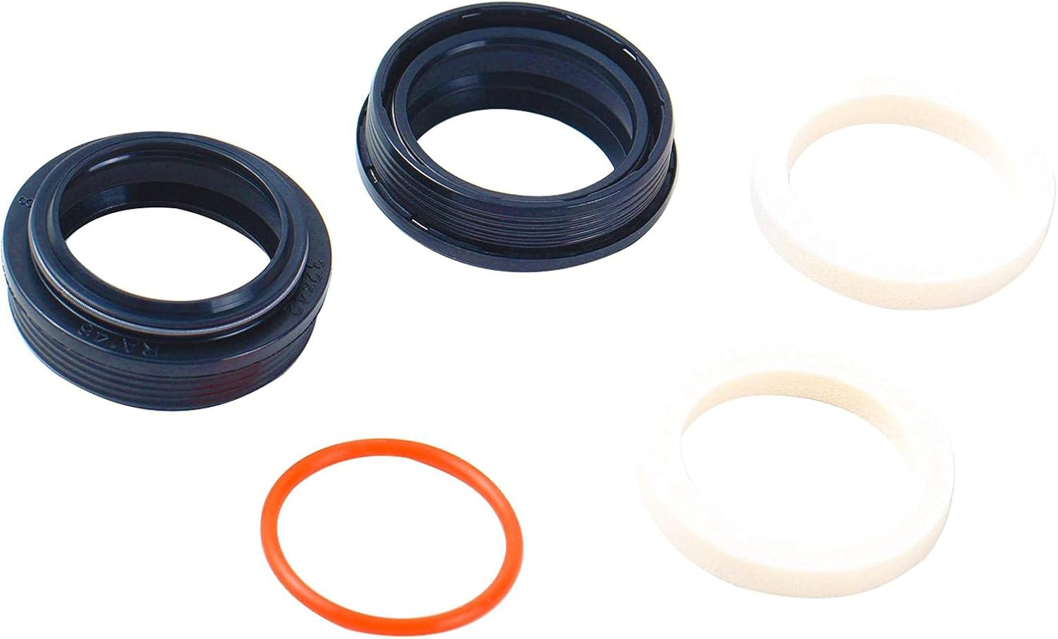 Mountain Bike Front Fork Dust Seal Kit 32mm Durable Absorb Oil Sponge Ring Parts BigaMart