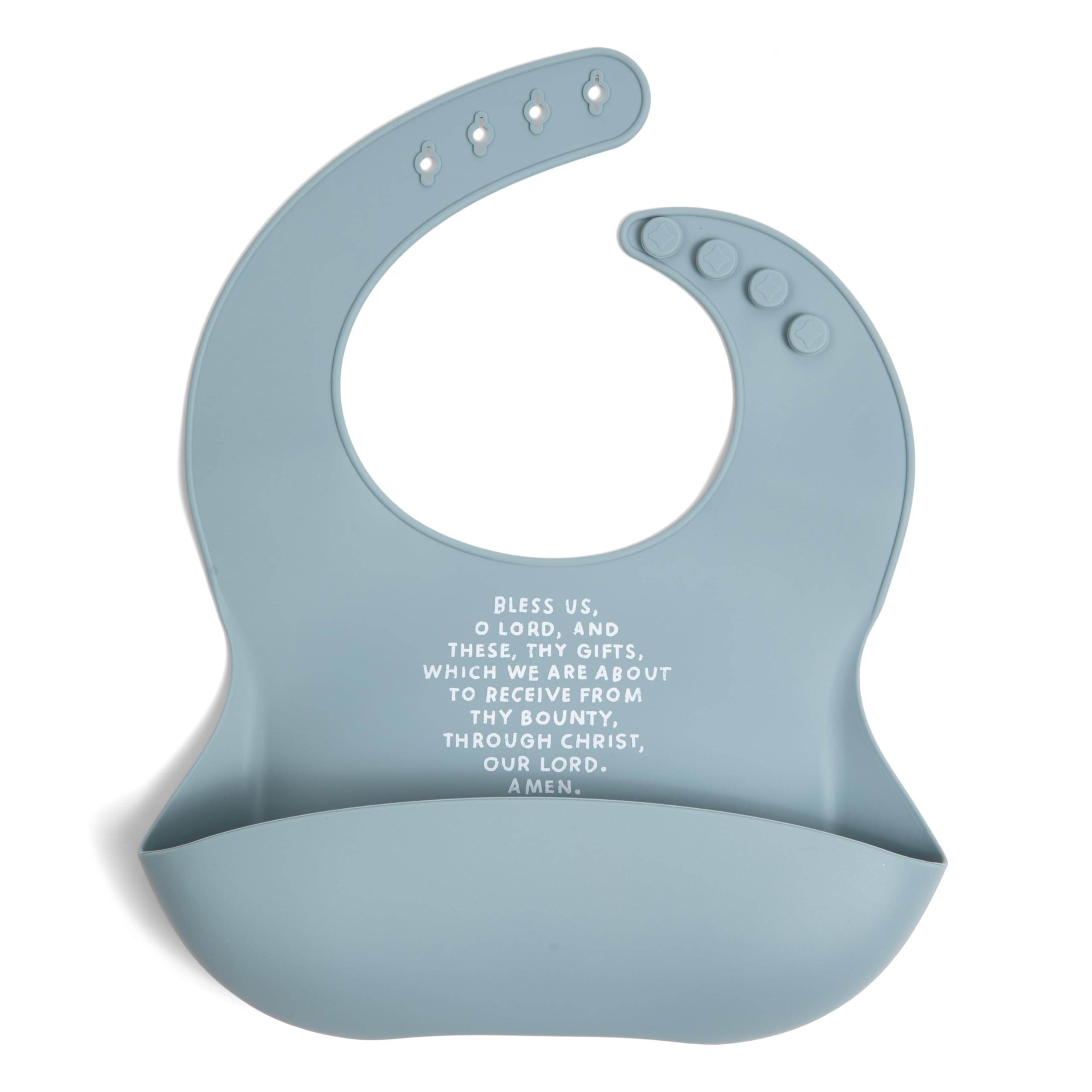 Be A Heart Silicone Baby Bibs, Adjustable Waterproof Bibs, Meal Blessing Bibs