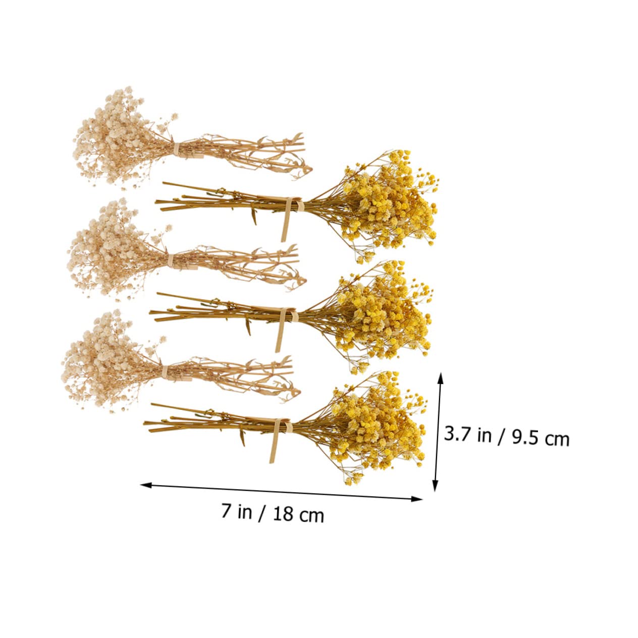 24stücke Trockenblumenstrauß Atem Kunstblumen Für Hochzeits Und Partydekoration Bouquet Für Kreative Arrangements