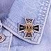 Fengteng 1870 Deutschland Reich Unification Badge German Federal Eagle Cross Pin God with us