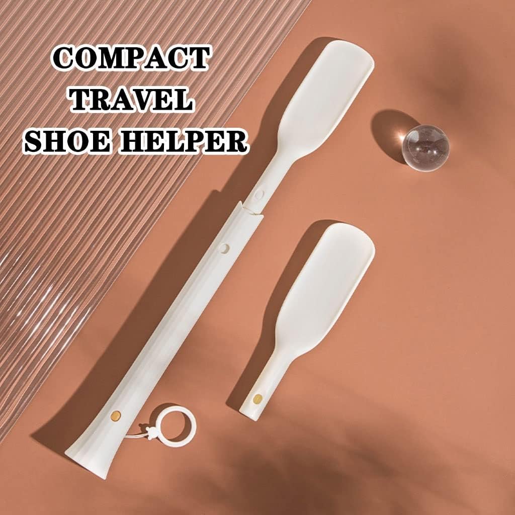 Calzador, Cuerno for Zapatos for Mujer, retráctil y liviano, Cuchara for fácil de Guardar con Lazo for Colgar, ayudante Compacto for Viaje, for zapatería, 41 70 cm * 2