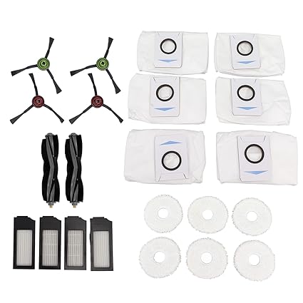 Wowobjects Vacuum Cleaner Brushes Sweeping Cloth Dust Bag Filter Screen Set Sweeping Machine Spare Parts Reduce Dust Fast Cleaning