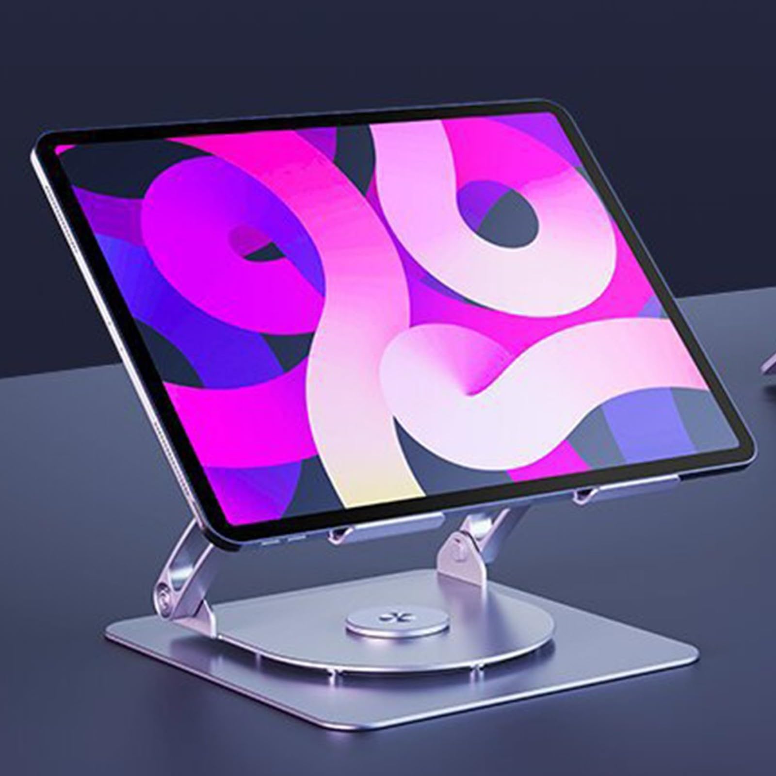 Elevadores de soporte para laptop con diseño de huecos compatibles con dispositivos de hasta 15.9 pulgadas de refrigeración de montaje de metal