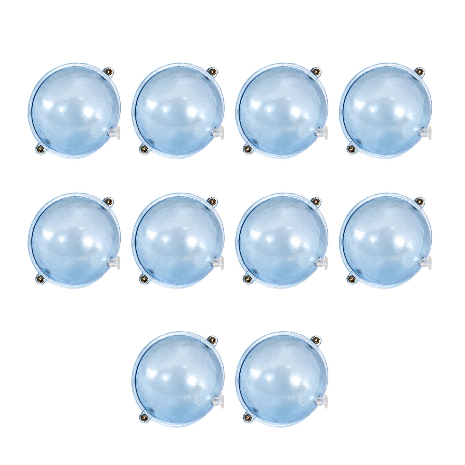 WWHJR 10Pcs Fishing Float Replacement Balls Bubble Floats Clear Beads Hollow Bubble Float Fishing Accessories Fishing Float