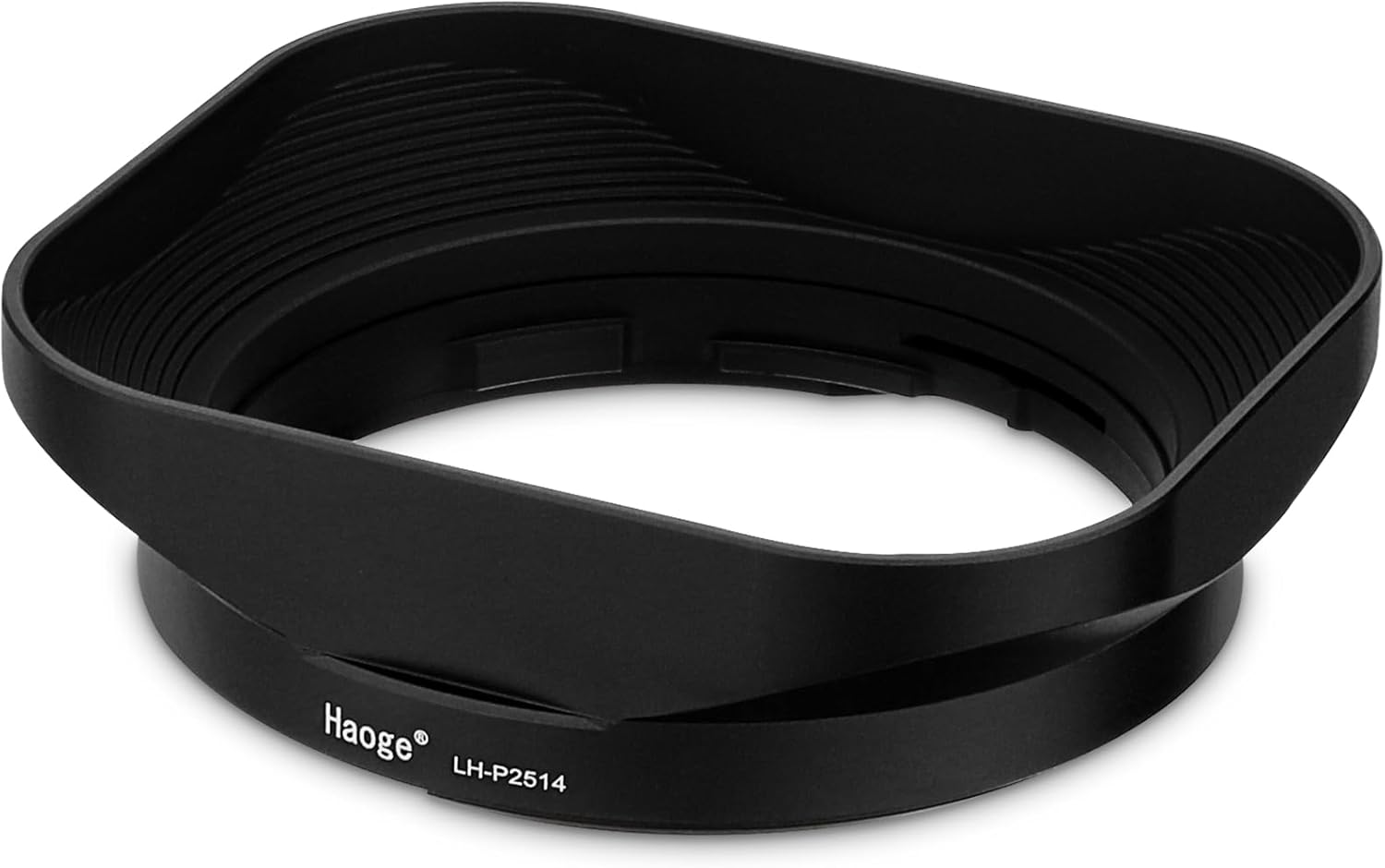 Haoge LH-P2514 Square Metal Lens Hood for Panasonic Leica DG SUMMILUX 25mm f/1.4 ASPH Lens dg25 25MM F1.4 Bayonet-Mount Lens Shades H-X025