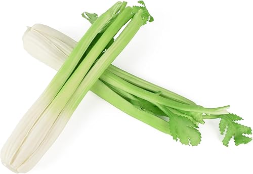 Apio falso, verduras artificiales de espuma de apio altamente simulación realista para la casa, cocina, fiesta, pub, decoración de gabinete, adorno