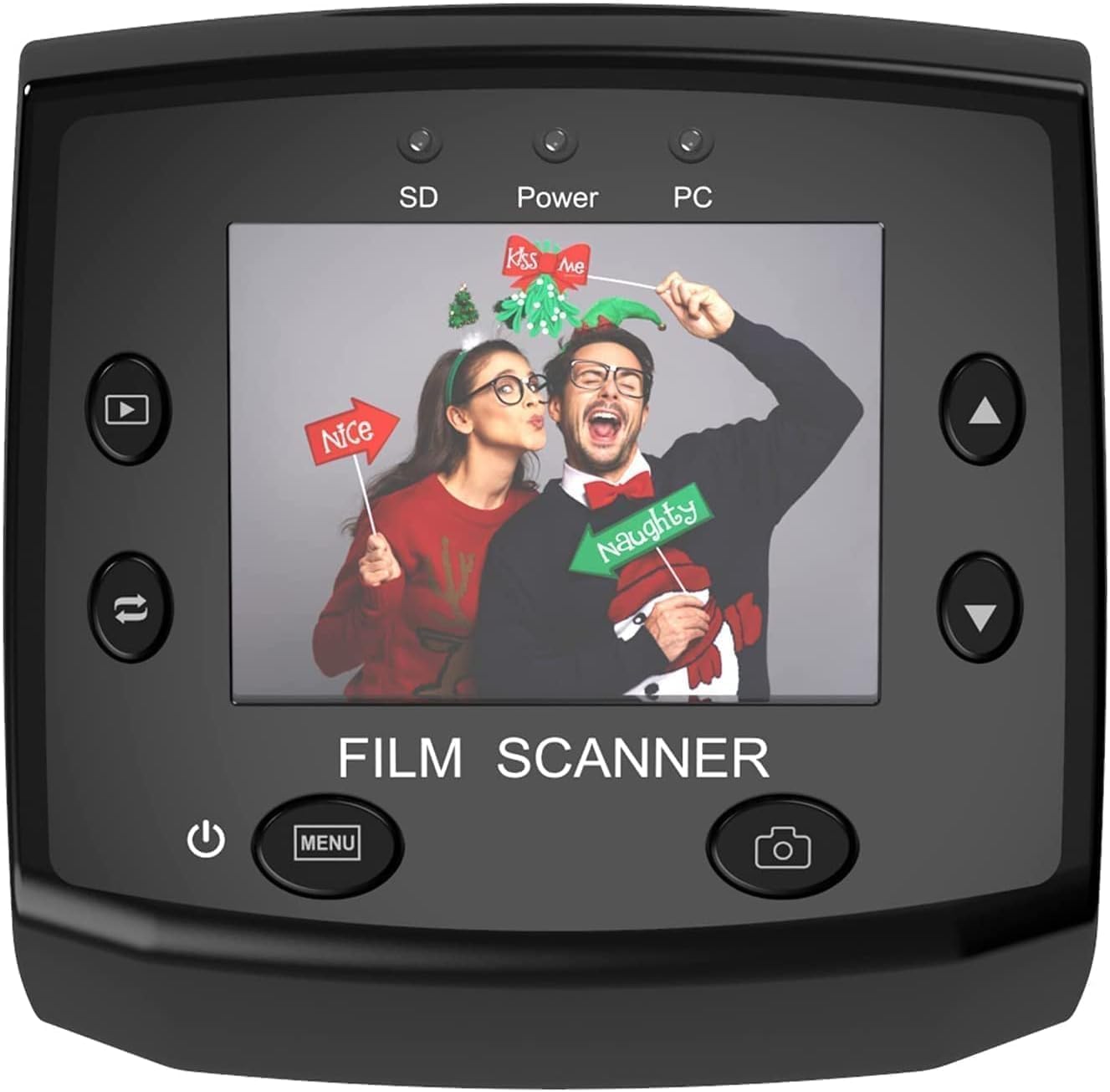 Scanner Diapositive e Negativi 35mm/135 con LCD 2.4" | Scanner per pellicole fotografiche, 3600 DPI, conversione JPEG, nessun software richiesto, digitalizza negativi e diapositive