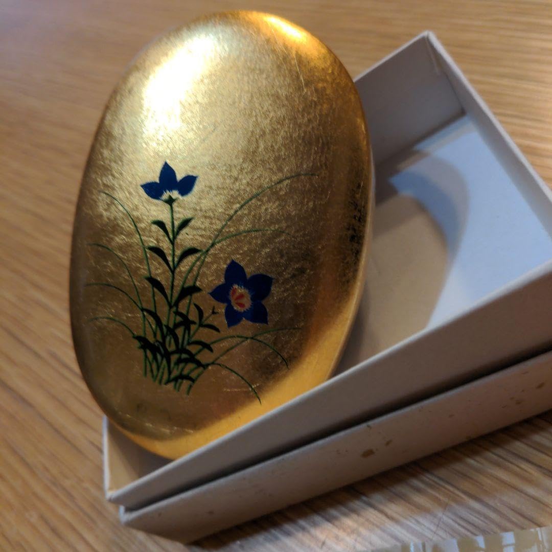 金沢箔　小物入れ　爪楊枝入れ　洋金箔