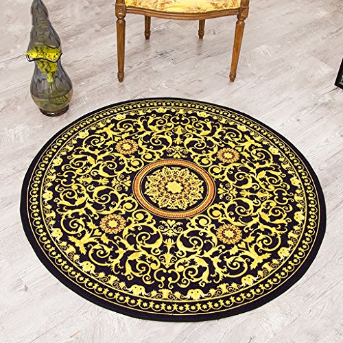 Tapis circulaire classique chambre à coucher couverture ronde table basse