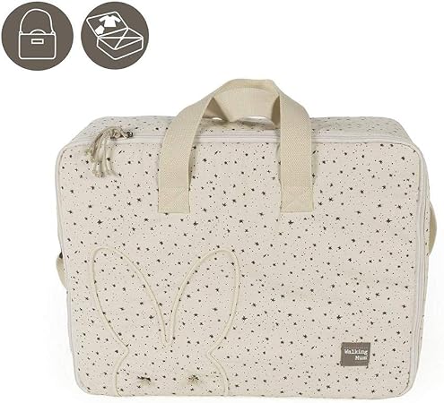 Walking Mum 35848 - Maleta estrellas, color beige positive : Amazon.es: Bebé