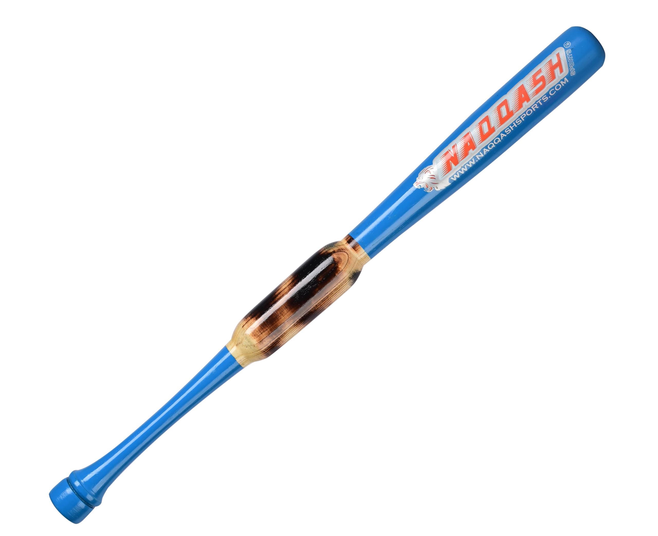 31"/ 35-oz Blue Heavy Weight Two Handed Baseball & Softball bat with Solid Pro Maple Wood for to Improve Strength, bat Speed, Overall Swing Trainer