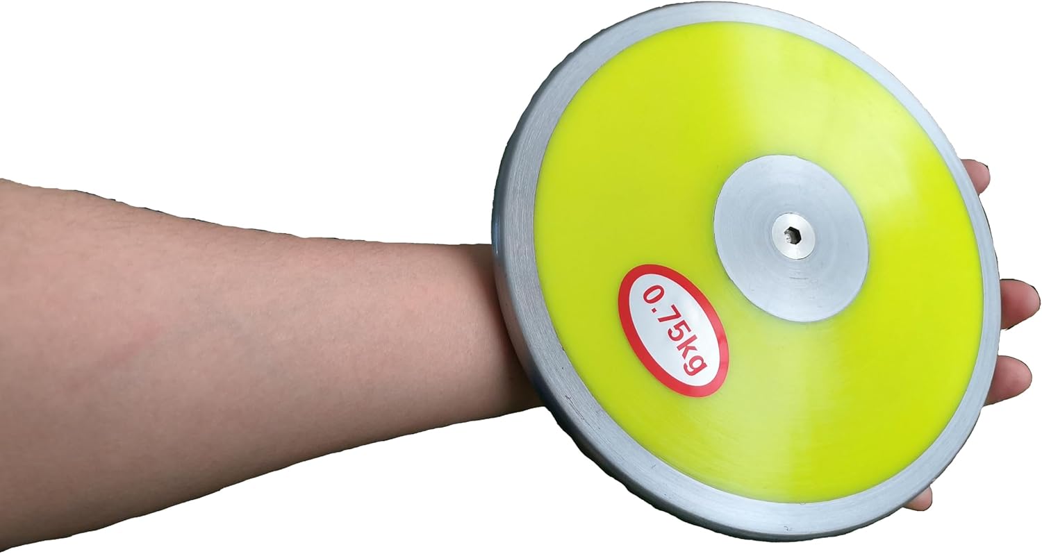 Silver Arrow 0.75kg Women Track and Field Throwing Discus,Low Spin Beginner Training Discus