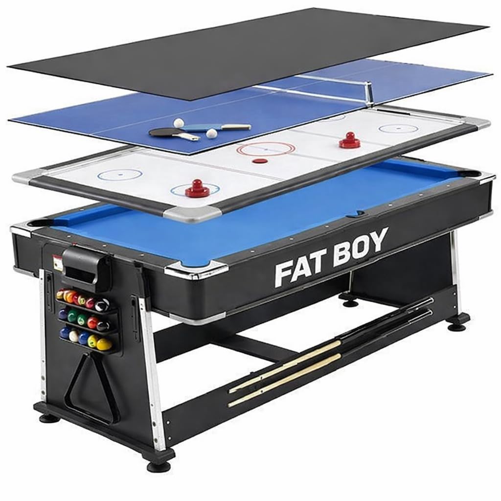 Fat BOY 4 in 1 Multi Functional Pool Table with Air Hockey, Table Tennis, and Dinning Table - Review, Price and Buying Guide