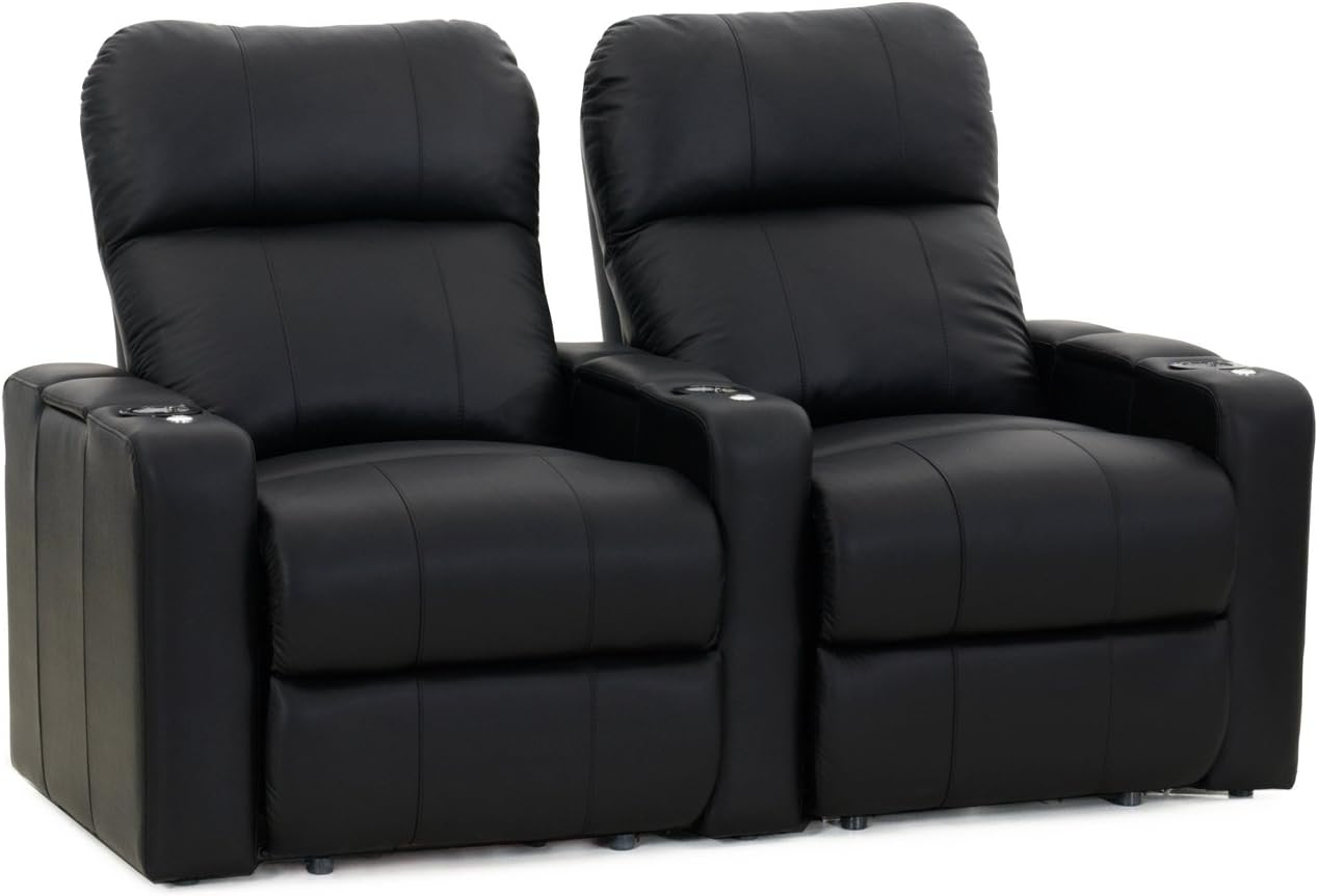 Octane Turbo XL700 2 Seater Bonded Leather Home Theater Seating