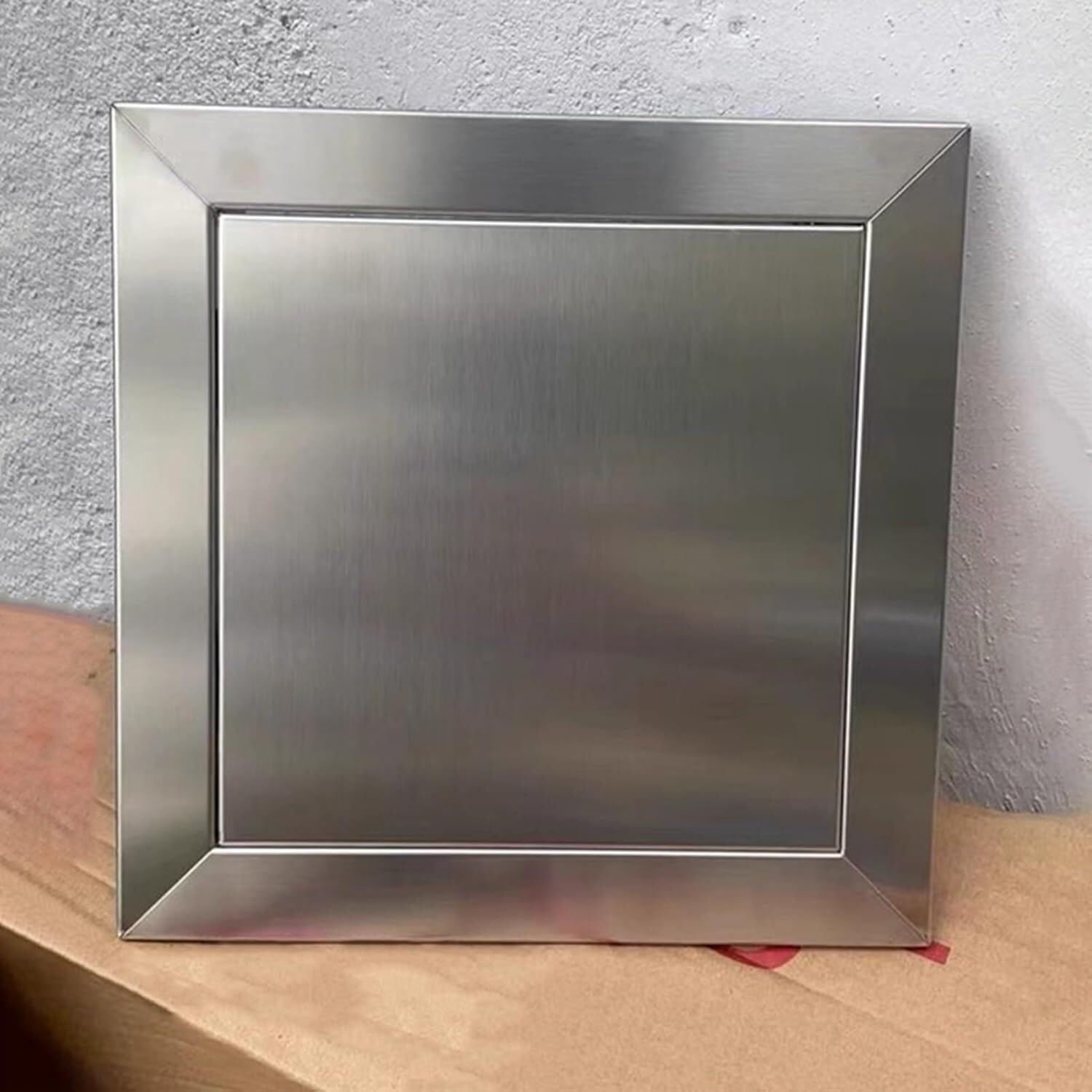 Kjobdwz One Color Steel Access Panel Plumbing Electrical Inspection Hatch，Push To Open Access Door Panel Recessed Wall Hole Cover，304 Stainless Steel(50X50cm(20X20in))