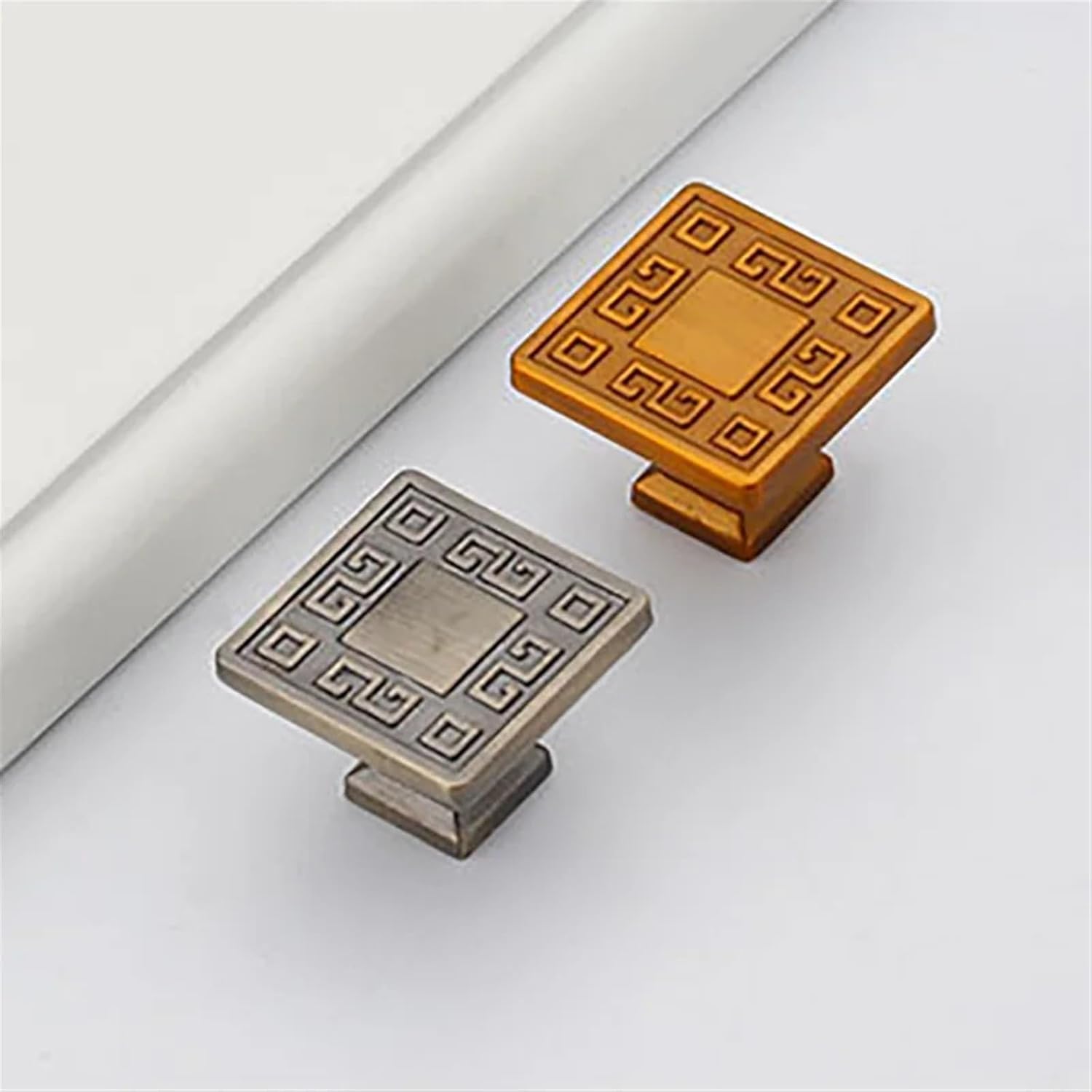 Classical Chinese Chinese Totem Drawer Pulls Cabinet Wardrobe Knobs Door Handle Furniture Hardware Cupboard Pulls Handles 1Pcs (Color : Matte Coffee Single)