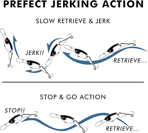 Miniatura 91 de TRUSCEND Swimmax - Señuelos de pesca realistas para agua salada y agua dulce, para trucha lucioperca, lucio, salmón azul, cebo, pesca de lubina, A-4