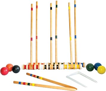 Triumph Sports Beginner 6-Player Croquet Set