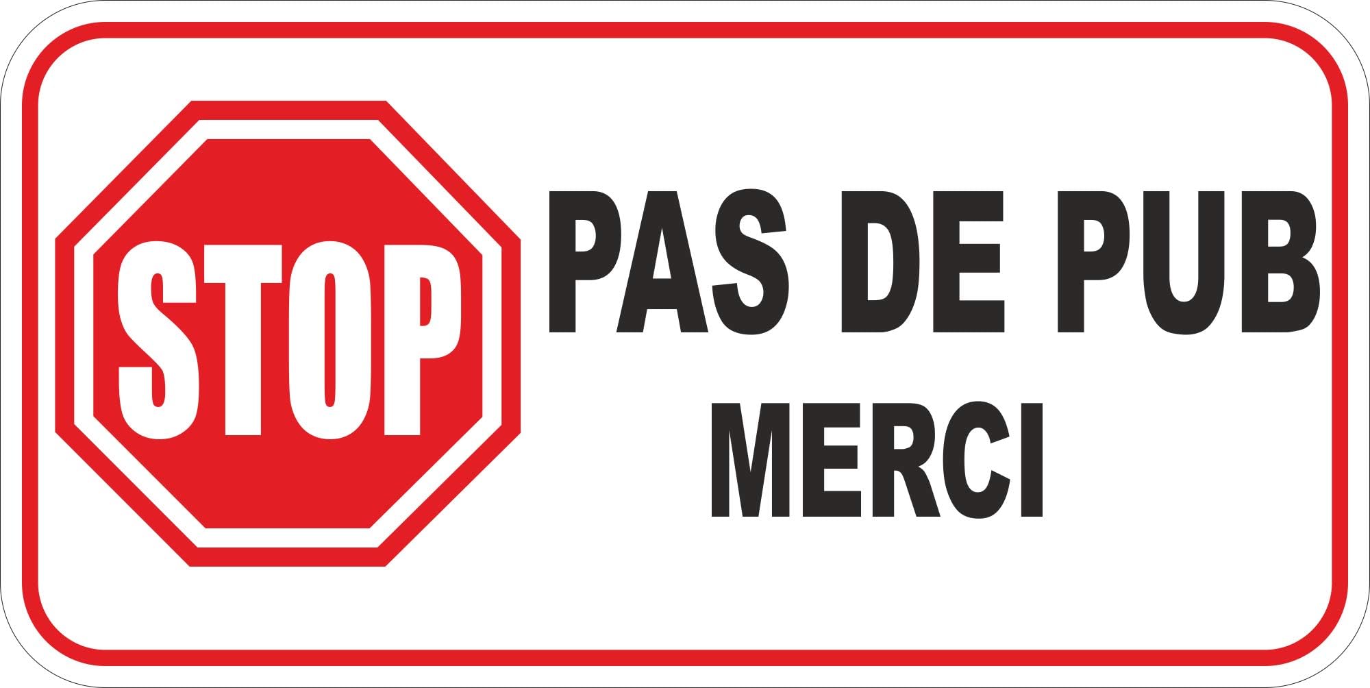 Amazon.fr : JINTORA Autocollant de Voiture - Pas DE PUB - 2 pièces