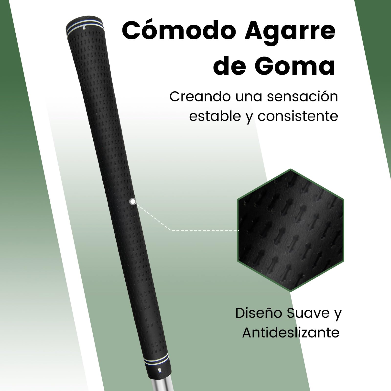 COSTWAY Astilladora de Palos de Golf, Chipper, Cuña de Lanzamiento 36° para Diestros