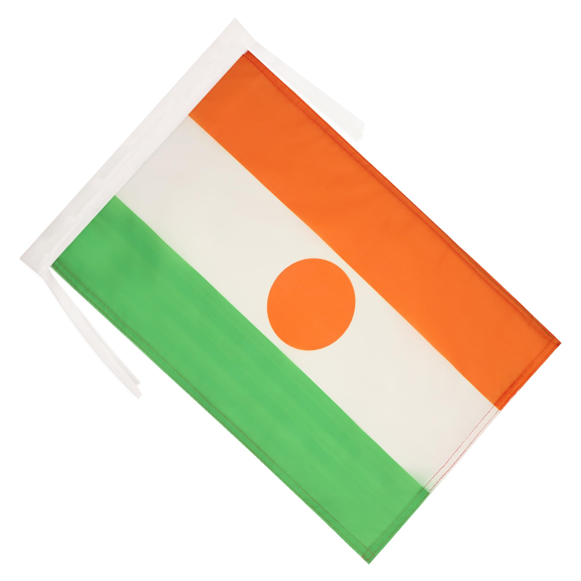 Bandiera Nigeria 30x45 Cm AZ FLAG | Bandierina In Poliestere Leggero Per Interni, Con Cordicelle E Bordi Rinforzati