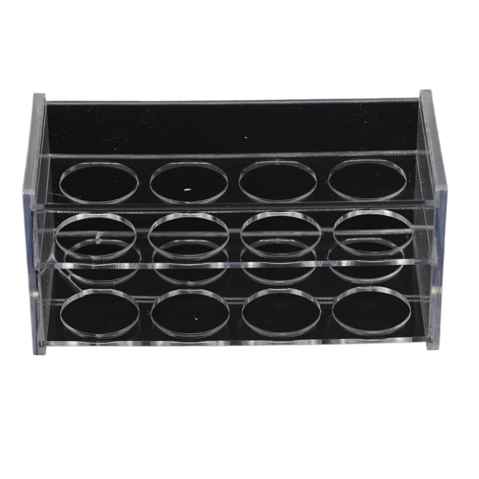 soporte for tubos de ensayo 0,2/0,5/1,5/2/5/7/10/15/20/25/50/100ml 24/48/40/96 agujeros Placa de almacenamiento soporte de tubos centrífugos de laboratorio de vidrio orgánico(1Pc 50ml 24Holes)